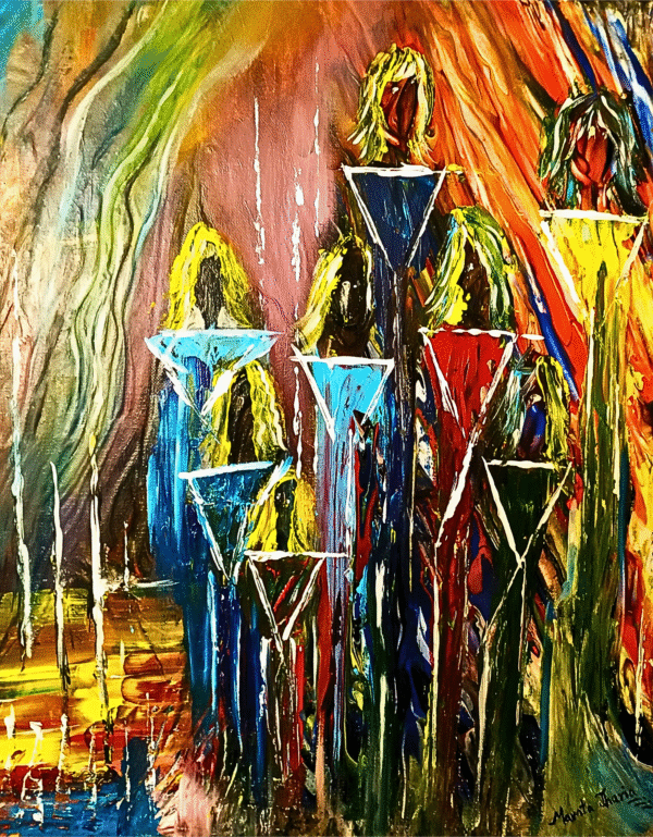 “Womanhood” – Original Acrylic on Gallery-Wrapped Canvas (30x40 cm)