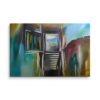 Freedom colorful abstract canvas wall art for living room – premium gallery wrapped statement abstract canvas print, ready to hang