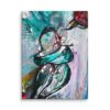 Love Yourself, Vulnerable Strength empowering abstract wall art canvas print – feminine healing decor, gallery wrapped and ready to hang