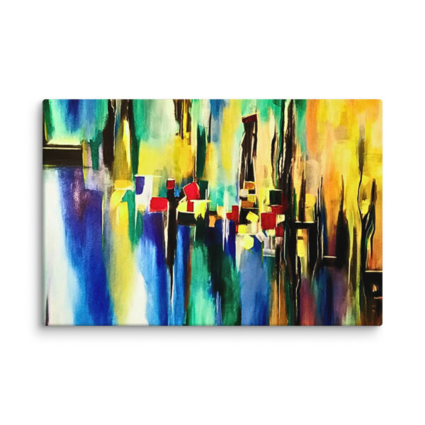 Step abstract canvas print on premium gallery canvas wall art