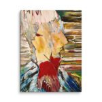 We United in Diversity diversity abstract wall art canvas print – premium gallery wrapped modern statement wall decor, ready to hang