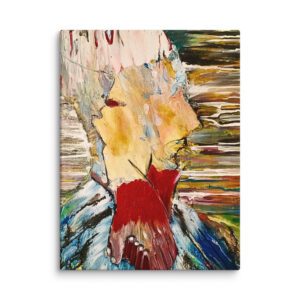 We United in Diversity diversity abstract wall art canvas print – premium gallery wrapped modern statement wall decor, ready to hang