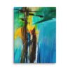 You and Me, Together Through Color colorful abstract wall art canvas print – vibrant modern statement decor, gallery wrapped and ready to hang