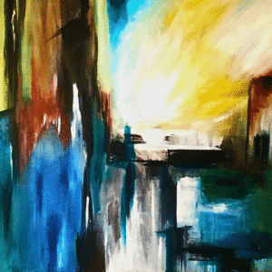 Your Own Path original acrylic painting luxury spiritual abstract wall art