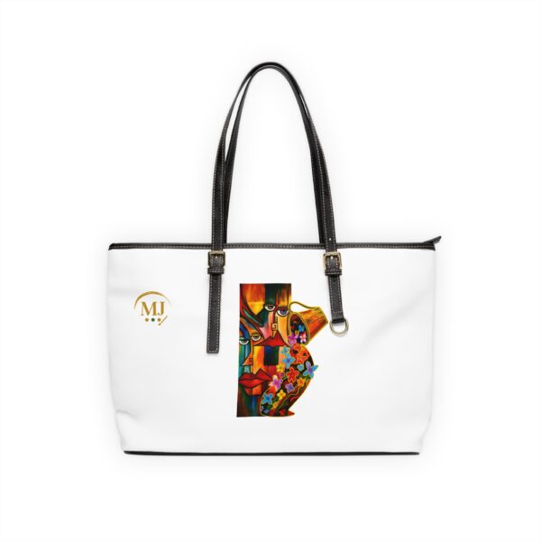 Colorful PU Leather Shoulder Bag - Vibrant Tote for Everyday Use, Stylish Handbag, Unique Gift for Her, Fashion Accessory, Weekend Bag