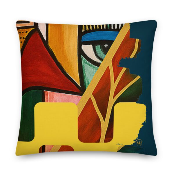 Modern Geometric Abstract Pillow – Luxury Art Cushion | Bold Home Décor