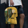 Artist designed abstract print backpack “Backpack” — lightweight, water resistant, laptop-friendly