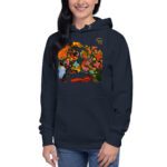 Premium artistic unisex hoodie with modern abstract Art Unisex Hoodie