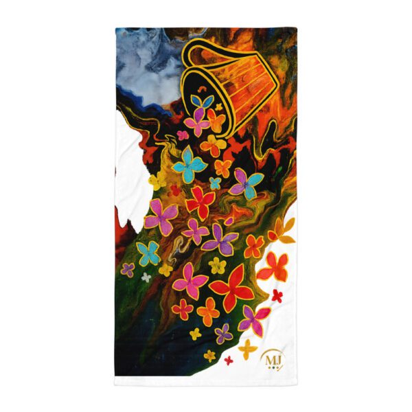 MJ Art Bloom Towel – Wrap Yourself in a Masterpiece
