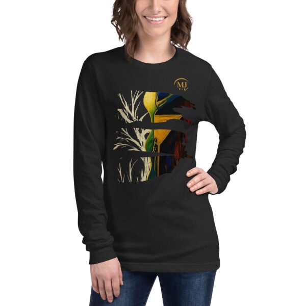 Premium womens long sleeve graphic t shirt for casual wear