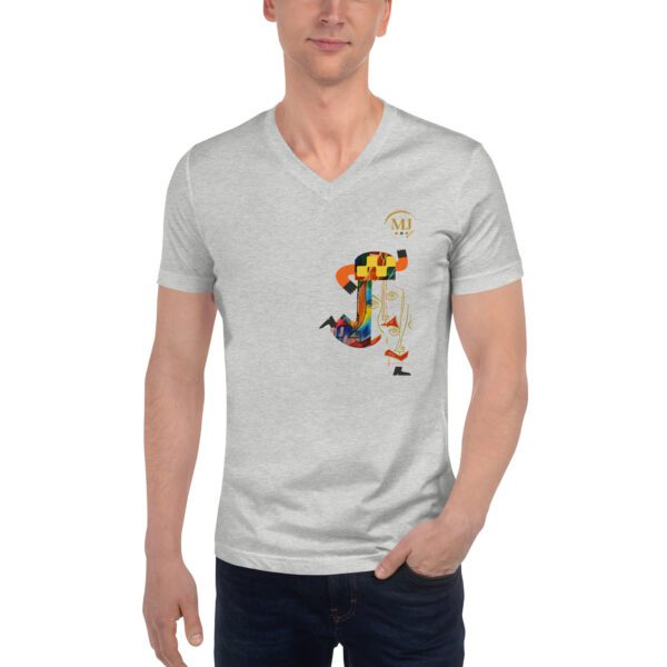 Unisex Short Sleeve V-Neck T-Shirt