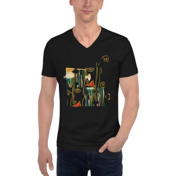 Unisex Short Sleeve V-Neck T-Shirt