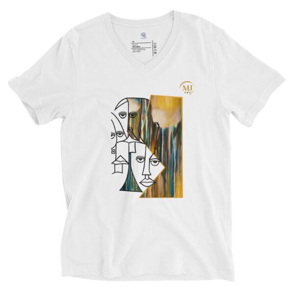 Unisex Short Sleeve V-Neck T-Shirt