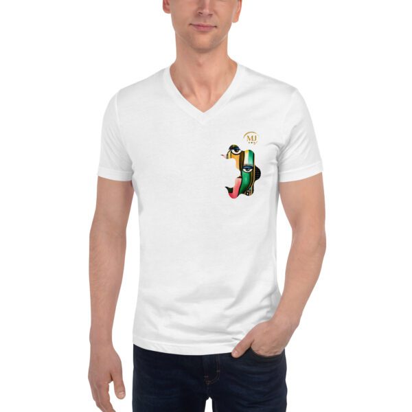 Unisex Short Sleeve V-Neck T-Shirt