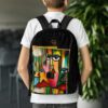 Water-resistant laptop backpack for daily use with 15 inch laptop compartment and padded straps