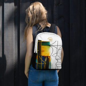 Water-resistant laptop backpack for daily use with 15 inch laptop compartment