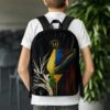 Water resistant laptop backpack for daily use with 15 inch laptop compartment