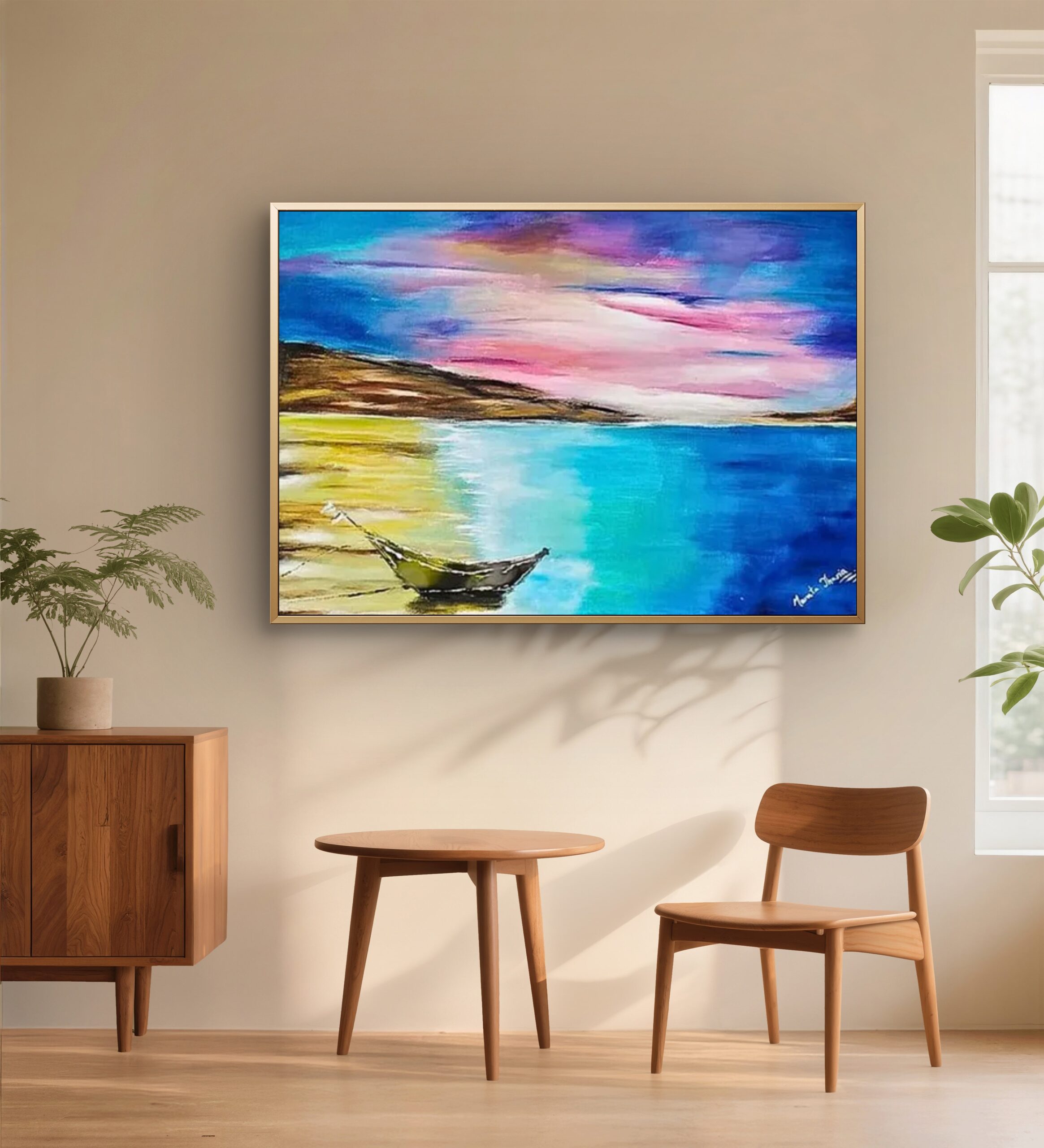 Art Investment for Beginners original abstract painting by Mamta Jharia Art for modern collectors
