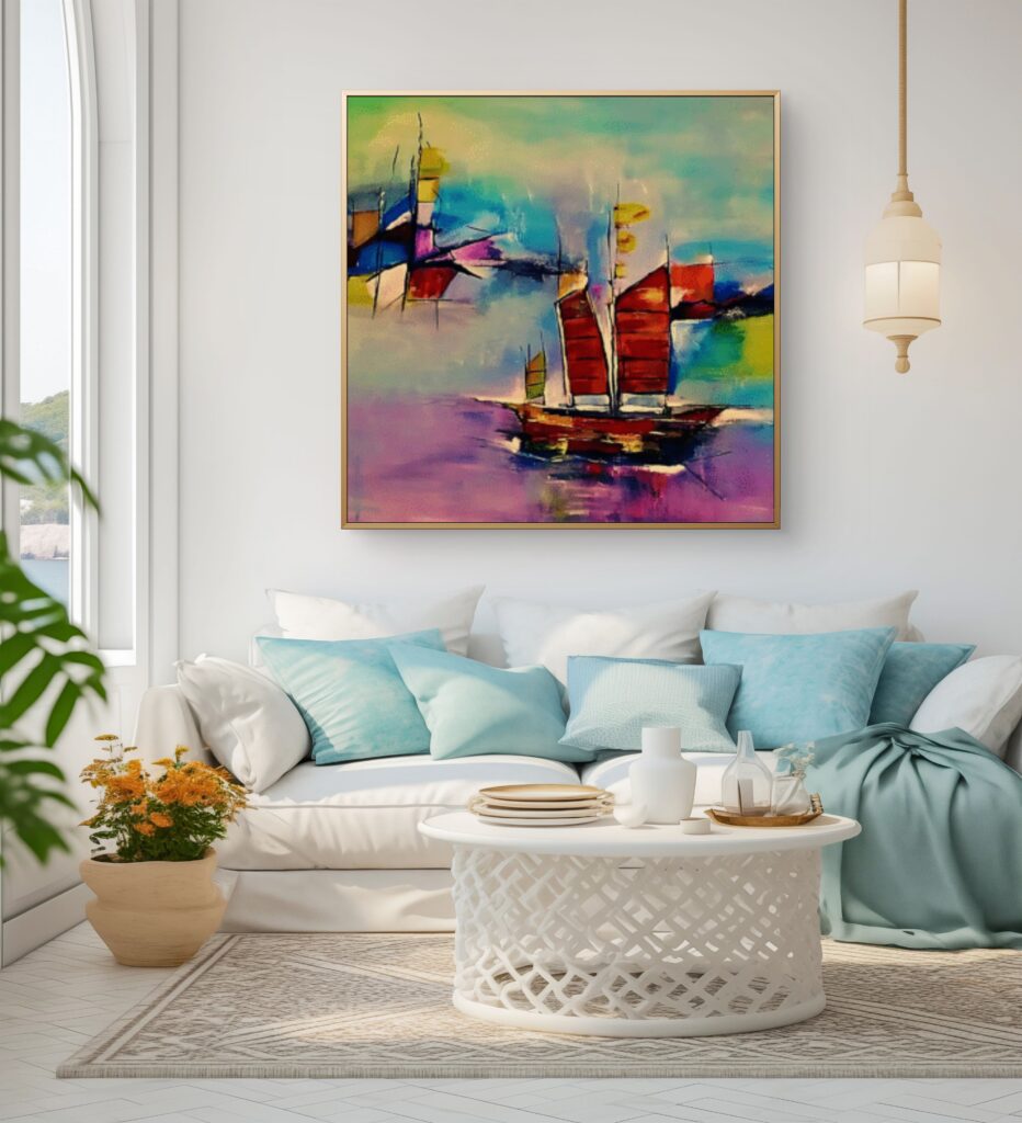 how to identify high-quality original artwork canvas stretcher detail