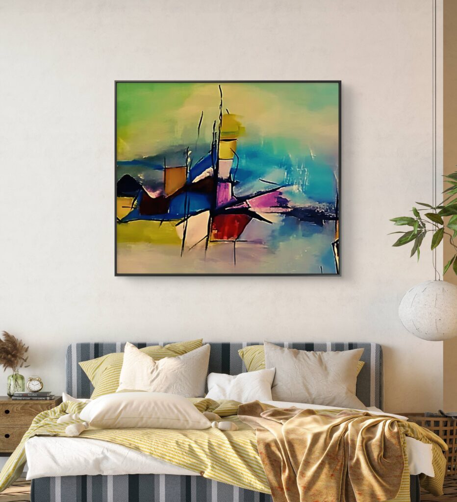 how to make affordable art look expensive minimalist interior artwork