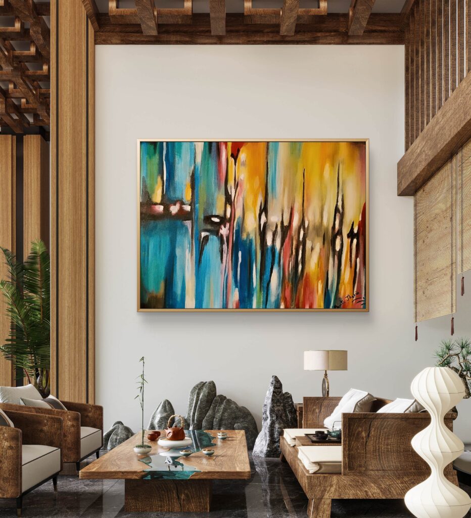 best affordable art for small apartments focal wall artwork