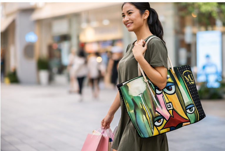 best tote bags for everyday use material print detail