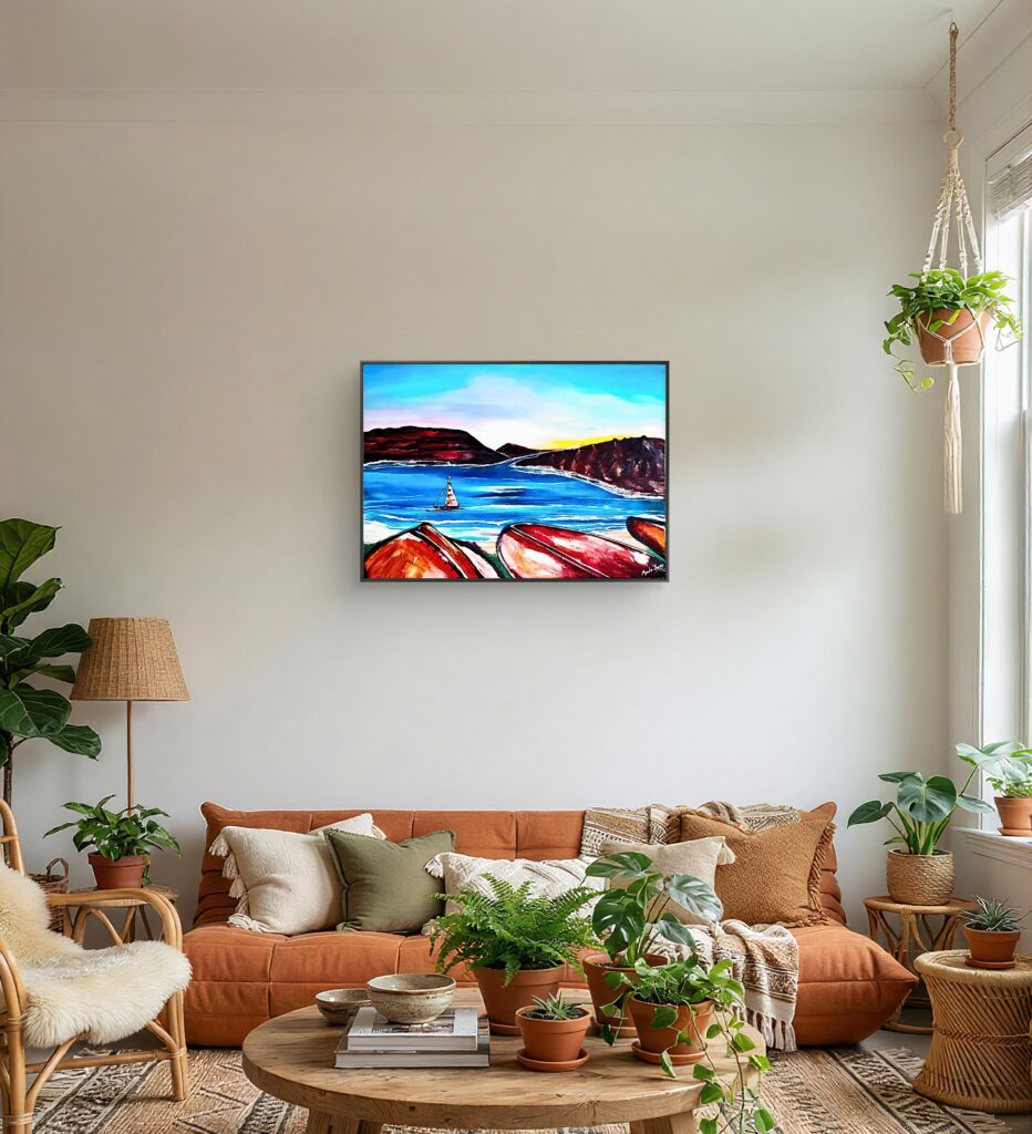 how to decorate your home with art on a budget cozy living room art
