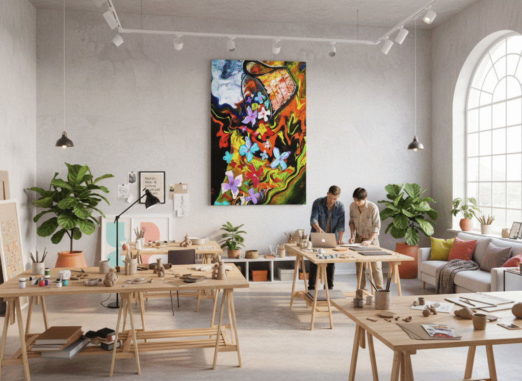 how to use art to transform your home interior gallery wall ideas