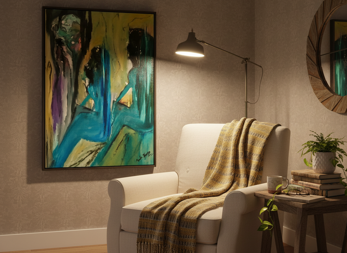abstract canvas prints for modern living room