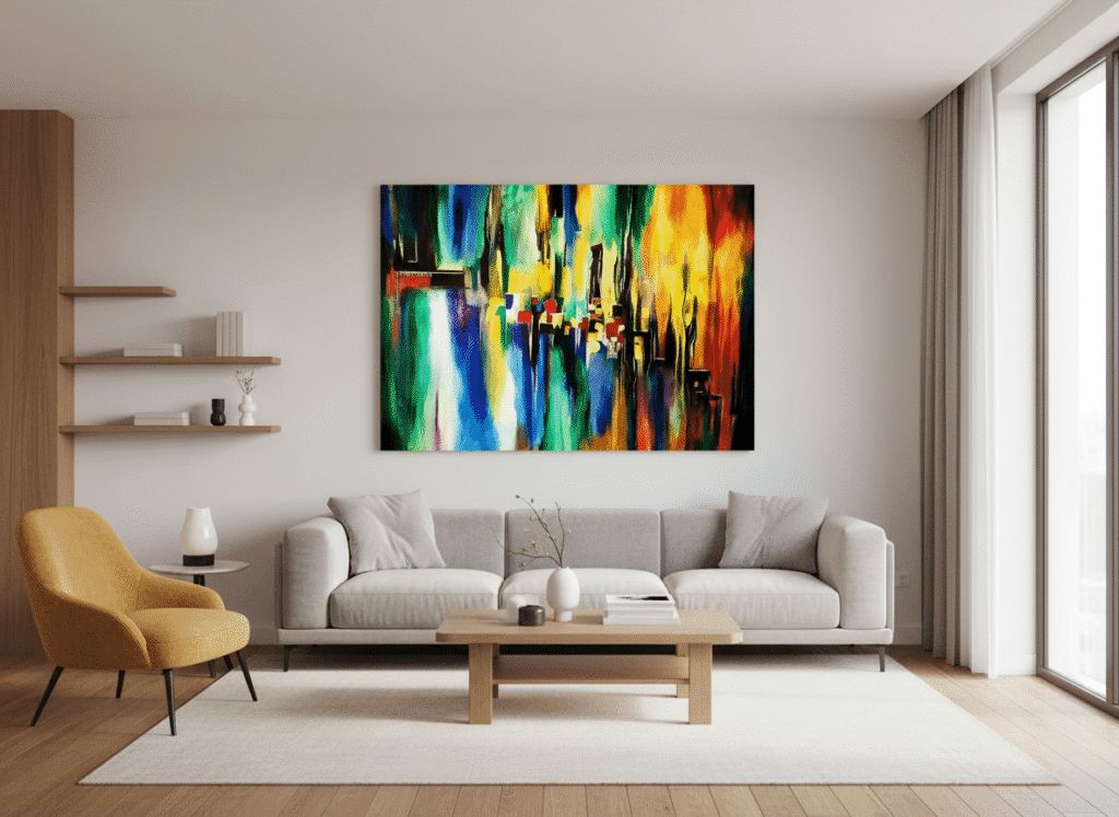 wall art ideas for living room black and white theme