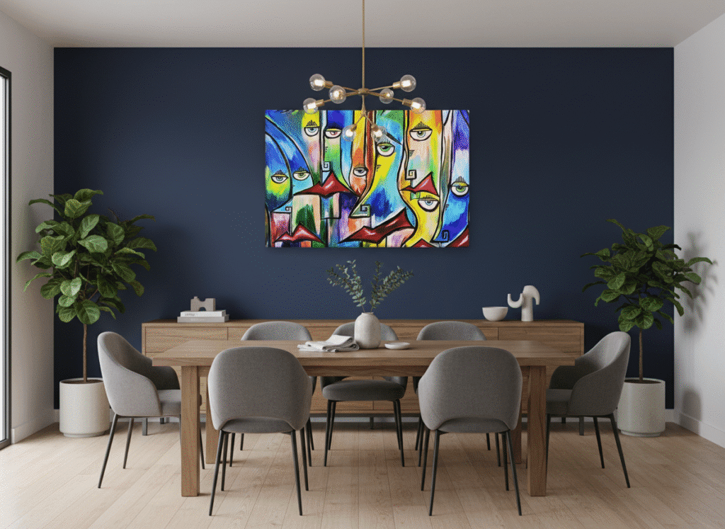 color psychology wall art home decor