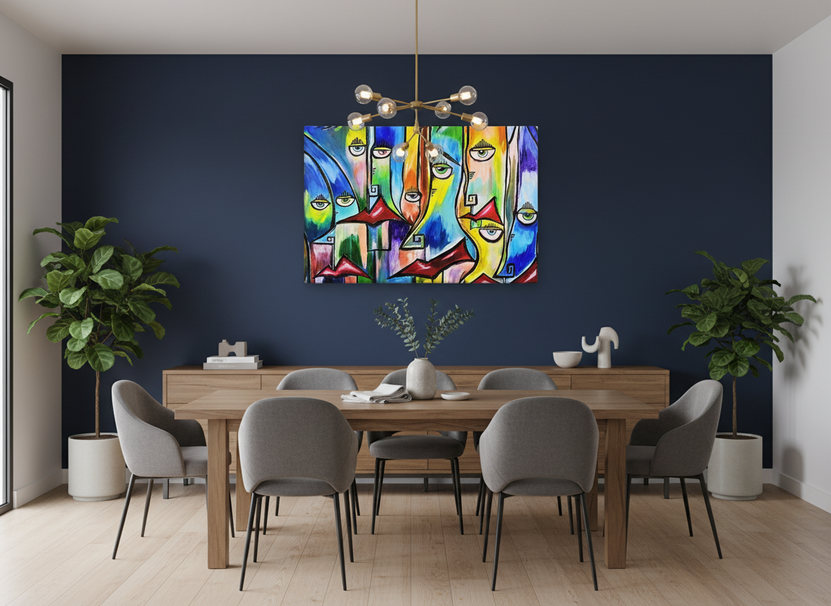 color psychology wall art home decor