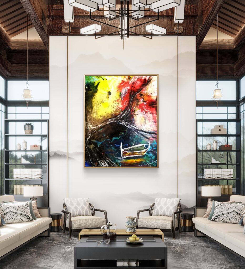 is buying original art a good investment paint texture detail