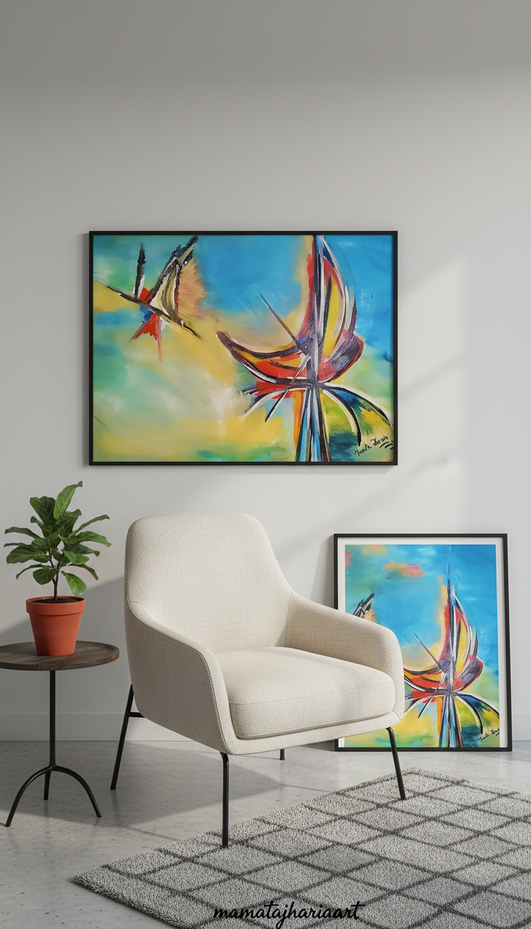 minimalist-summer-decor-neutral-abstract-art