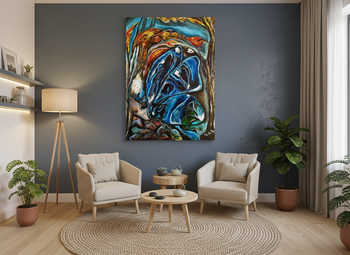 How to Style Your Home With Abstract Canvas Art